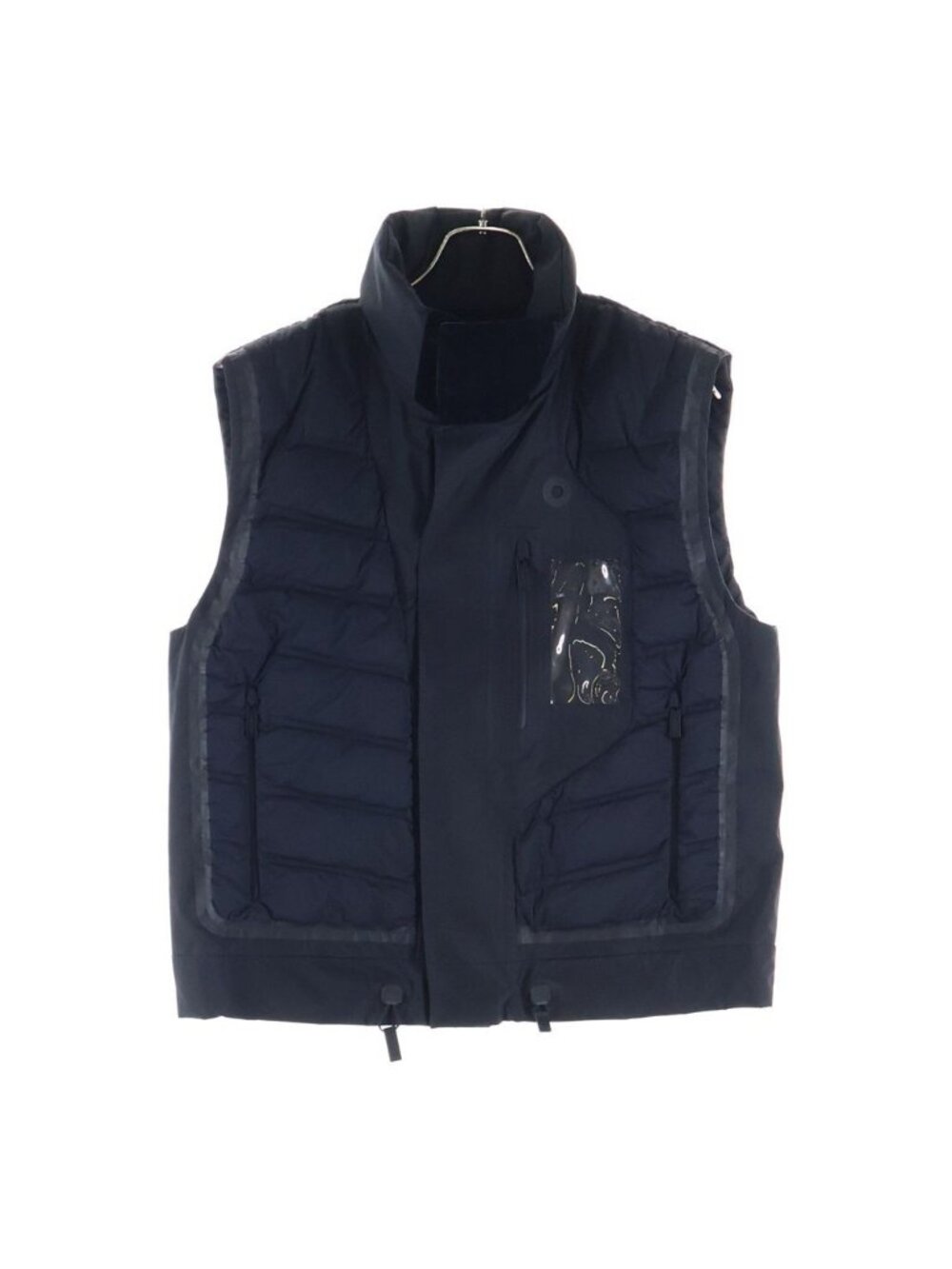 Prada Extreme Tex Down Vest Extremetex Recycled Polyester Black